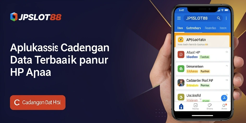 Antarmuka JPSLOT88 menampilkan berbagai fungsi cadangan data yang mudah diakses.